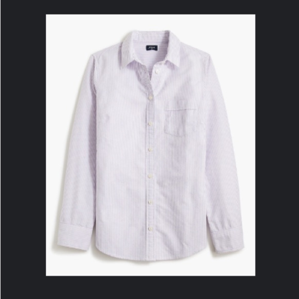 J Crew Factory Button Up Oxford in signature fit for women